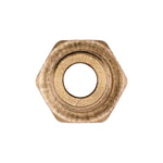 1/8" Brass Inverted Flare To Male Pipe Adapter, 5/16"