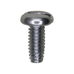 1/4"-20x5/8" Slotted Pan Head Type F Thread Cutting Screw, Zinc Chromate
