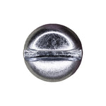 1/4"-20x5/8" Slotted Pan Head Type F Thread Cutting Screw, Zinc Chromate