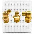 Inch and Metric Brass Zerks Grease Fittings - 550 PCS