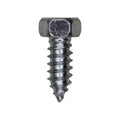3/8"x1" Indented Hex Head Af Tapping Screw, Type A/AB, Zinc Chromate