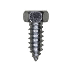 3/8"x1" Indented Hex Head Af Tapping Screw, Type A/AB, Zinc Chromate