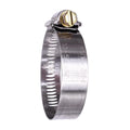 1-5/16" 300 Stainless Steel Band & Saddle, Steel Screw Hex Worm Gear Type Hose Clamp Size, Plated Screw & Housing