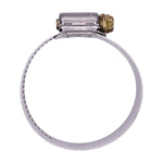 1-5/16" 300 Stainless Steel Band & Saddle, Steel Screw Hex Worm Gear Type Hose Clamp Size, Plated Screw & Housing