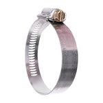 1-9/16" 300 Stainless Steel Band & Saddle, Steel Screw Hex Worm Gear Type Hose Clamp Size, Plated Screw & Housing