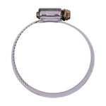 1-9/16" 300 Stainless Steel Band & Saddle, Steel Screw Hex Worm Gear Type Hose Clamp Size, Plated Screw & Housing