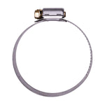 7/8" 300 Stainless Steel Band & Saddle, Steel Screw Hex Worm Gear Type Hose Clamp Size, Plated Screw & Housing