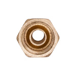 1/4" NPT Brass Inverted Flare To Male Pipe Adapter