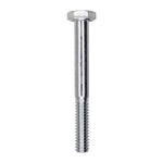 1/4"-20x2-1/4" Hex Head Grade 5 Cap Screw, Zinc Chromate