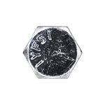 1/4"-20x2-1/2" Hex Head Grade 5 Cap Screw, Zinc Chromate