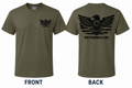Military Green Eagle BoltsandNuts.com Logo T-Shirt