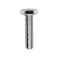 1/4"-28x1" Hex Head Grade 5 Cap Screw, Zinc Chromate