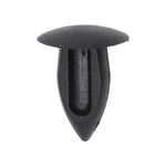 9/32"x5/8" Black Nylon Single Head Plastic Fasteners, 1/2" Head