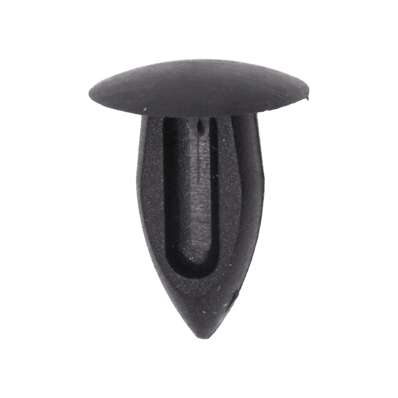 9/32"x5/8" Black Nylon Single Head Plastic Fasteners, 1/2" Head