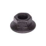 3/8"-16 Spin Lock Nut with Serrated, Black Phosphate