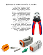 Waterproof DT Pin Electrical Connectors Assortment with Tools - 263 Pieces
