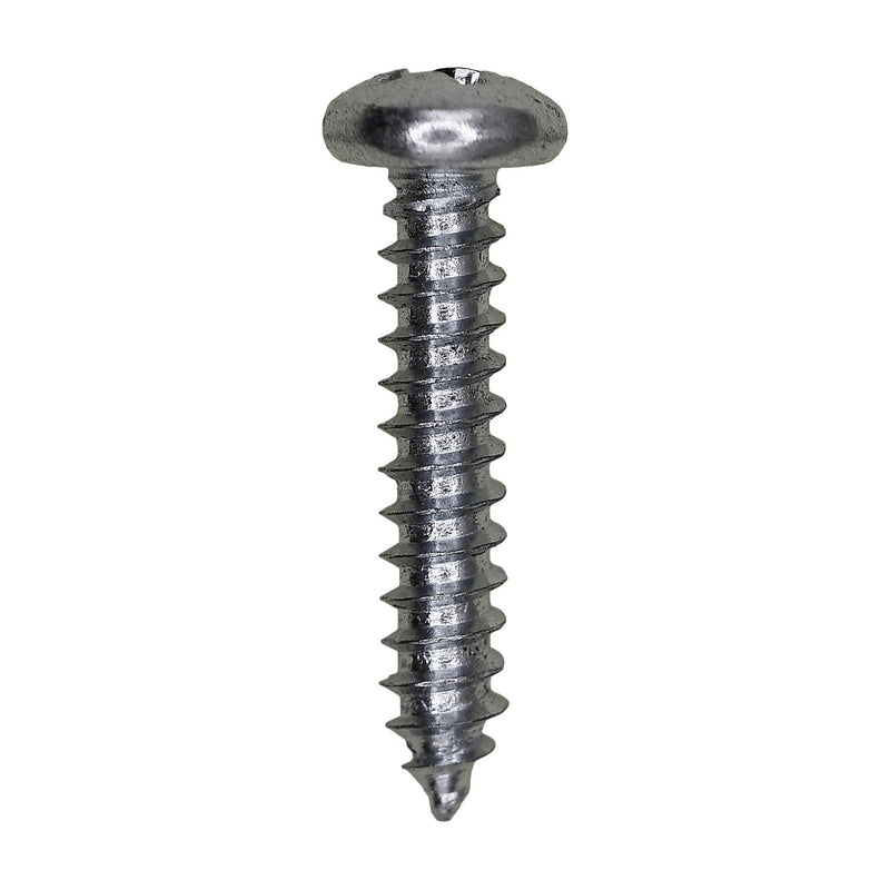 #8x7/8" Phillips Pan Head Tapping Screw, Type A/AB, Zinc