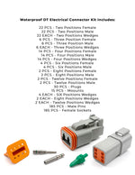Waterproof DT Pin Electrical Connectors Assortment - 516 Pieces