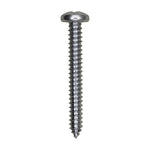 #14x2" Phillips Pan Head Tapping Screw, Type A/AB, Zinc