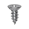 #4x1/4" Phillips Flat Head Tapping Screw, Type AB, Zinc