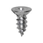 #4x1/4" Phillips Flat Head Tapping Screw, Type AB, Zinc