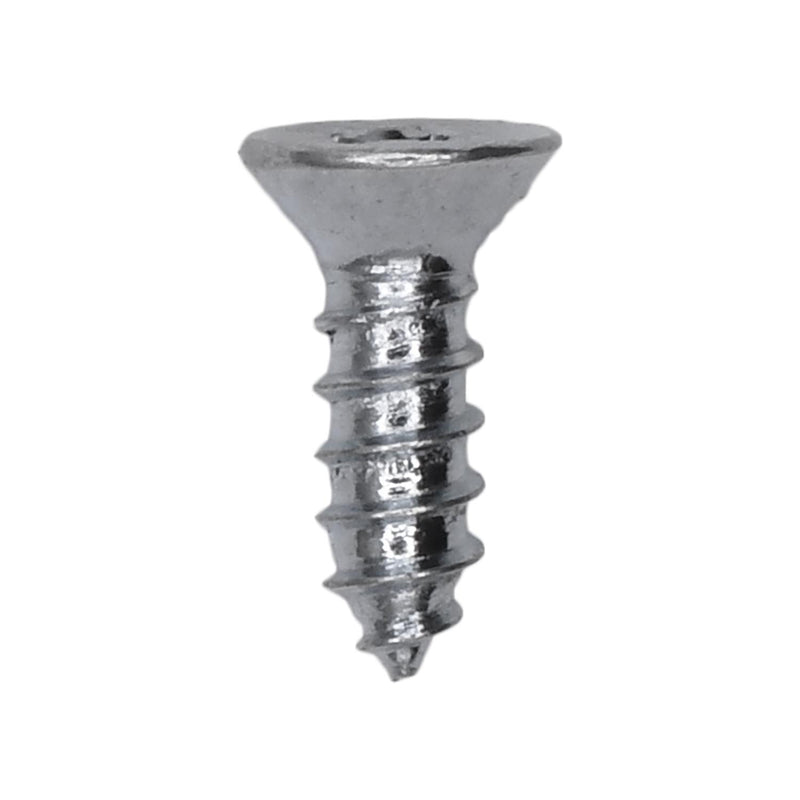 #4x3/8" Phillips Flat Head Tapping Screw, Type AB, Zinc