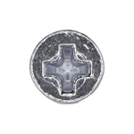 #4x3/8" Phillips Flat Head Tapping Screw, Type AB, Zinc