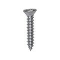 #4x5/8" Phillips Flat Head Tapping Screw, Type AB, Zinc