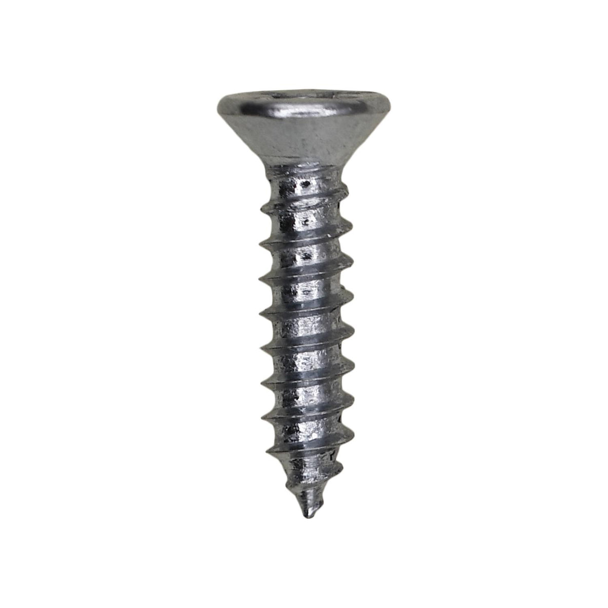 #6x5/8" Phillips Flat Head Tapping Screw, Type AB, Zinc