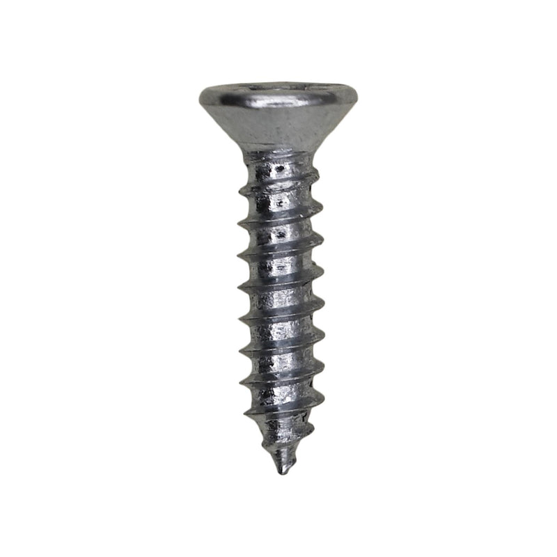 #6x5/8" Phillips Flat Head Tapping Screw, Type AB, Zinc