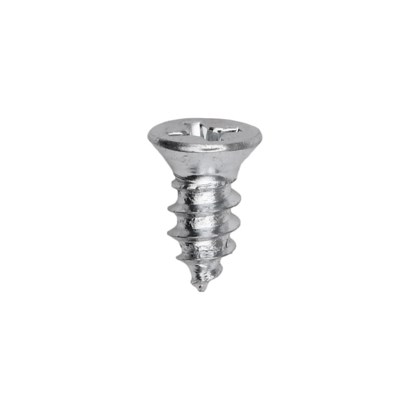 #8x3/8" Phillips Flat Head Tapping Screw, Type AB, Zinc