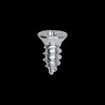 #8x3/8" Phillips Flat Head Tapping Screw, Type AB, Zinc