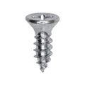 #8x1/2" Phillips Flat Head Tapping Screw, Type AB, Zinc, Standard