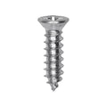 #8x5/8" Phillips Flat Head Tapping Screw, Type AB, Zinc
