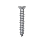 #8x1" Phillips Flat Head Tapping Screw, Type AB, Zinc, #6