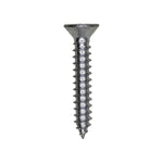 #8x1" Phillips Flat Head Tapping Screw, Type AB, Zinc, Standard