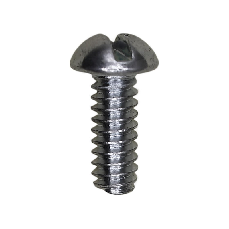 #6-32x3/8" Slotted Round Head Machine Screw, Zinc Chromate