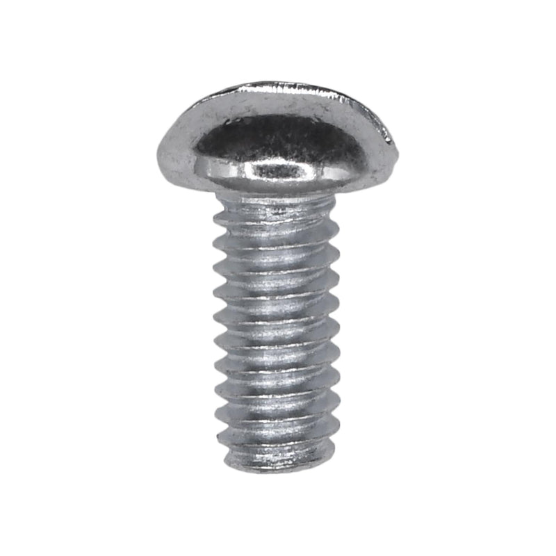 #8-32x3/8" Slotted Round Head Machine Screw, Zinc Chromate