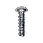 #12-24x3/4" Slotted Round Head Machine Screw, Zinc Chromate