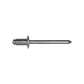 3/16"x9/32" Silver Dome Head Panel Rivets Ad62Abs, 1/16"-1/8" Grip, Aluminum Body, Aluminum Mandrel, Aluminum Rivet - Aluminum Mandrel