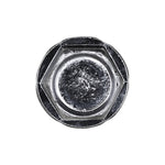#8-32x3/8" Hex Head Washer Indented Type F Screw, Zinc Chromate