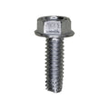 #8-32x1/2" Hex Head Washer Indented Type F Screw, Zinc Chromate