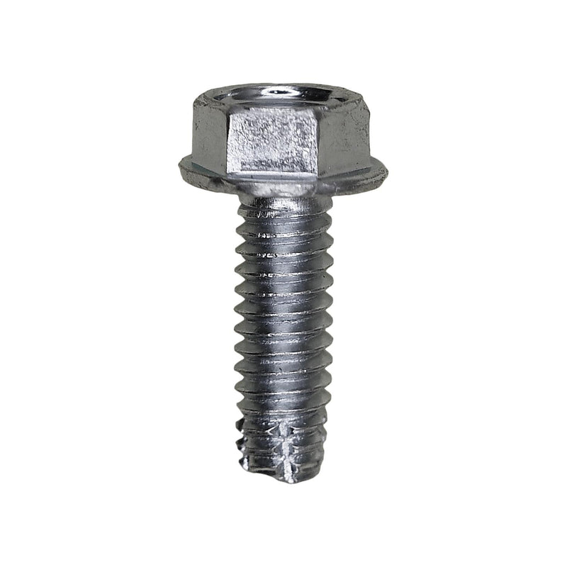 #8-32x1/2" Hex Head Washer Indented Type F Screw, Zinc Chromate