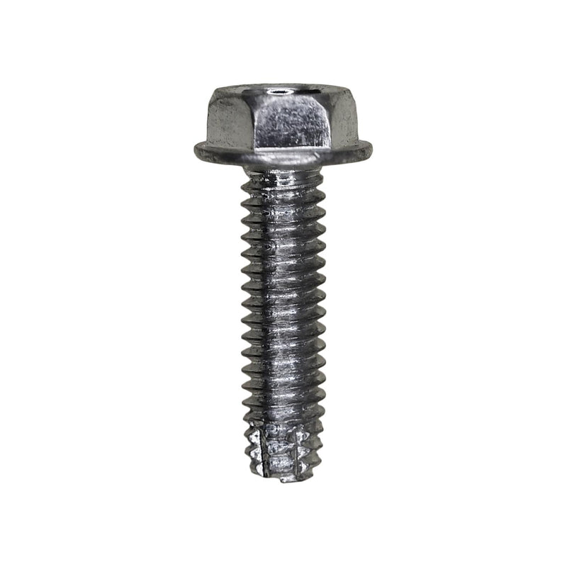 #8-32x5/8" Hex Head Washer Indented Type F Screw, Zinc Chromate
