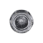 #10-24x3/8" Hex Head Washer Indented Type F Screw, Zinc Chromate