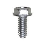 #10-24x1/2" Hex Head Washer Indented Type F Screw, Zinc Chromate
