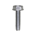 #10-24x3/4" Hex Head Washer Indented Type F Screw, Zinc Chromate