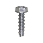 #10-24x3/4" Hex Head Washer Indented Type F Screw, Zinc Chromate