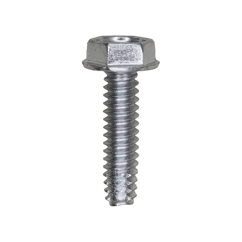 #10-24x3/4" Hex Head Washer Indented Type F Screw, Zinc Chromate
