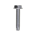 #10-24x1" Hex Head Washer Indented Type F Screw, Zinc Chromate